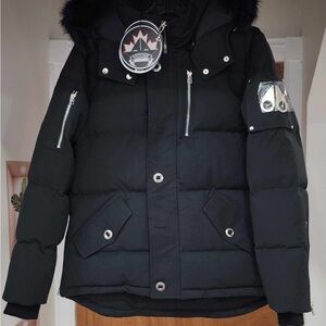Moose Knuckles Black Puffer Jacket